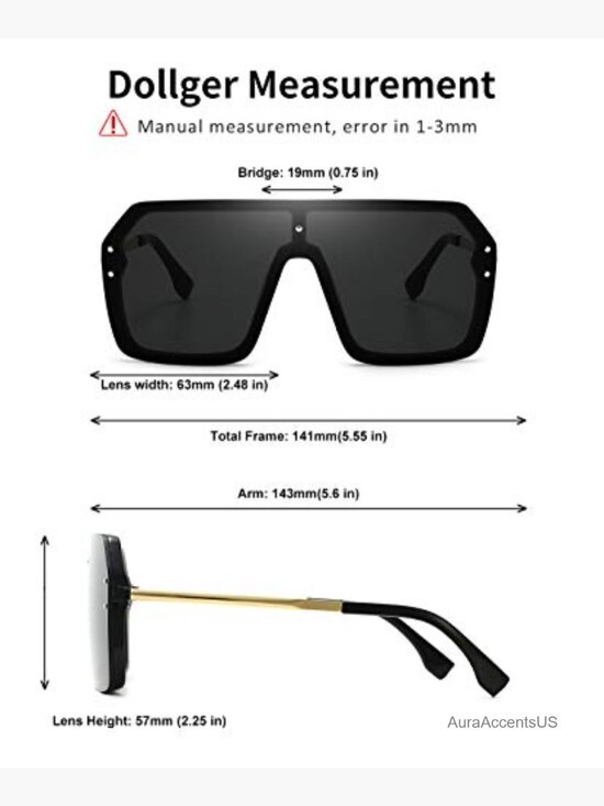 Oversized Flat Top Rimless Sunglasses Siamese Big Shades UV400 Protection main image 4